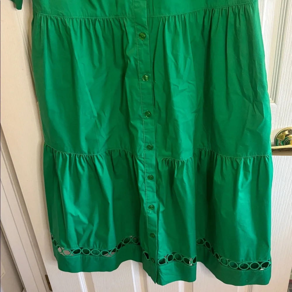 JOAN‎ RIVERS | Bright, kelly green dress, small, short sleeve - EUC - Picture 4 of 7